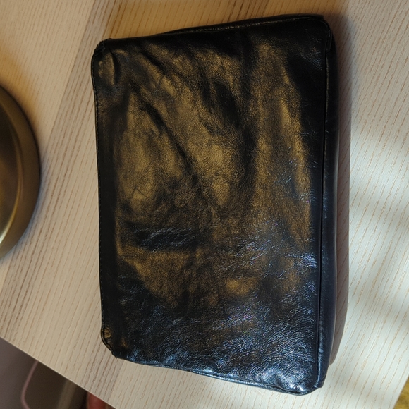 SOLD Latico NJ USA and Rachel Roy Black Leather Wristlets - Picture 3 of 12